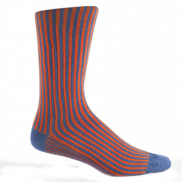 Fancy Vertical Stripe Sock