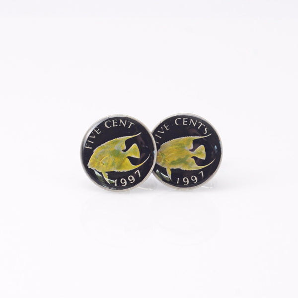 Painted Coin Cufflinks