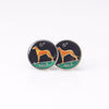 Painted Coin Cufflinks