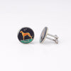 Painted Coin Cufflinks