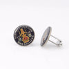Painted Coin Cufflinks