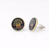 Painted Coin Cufflinks