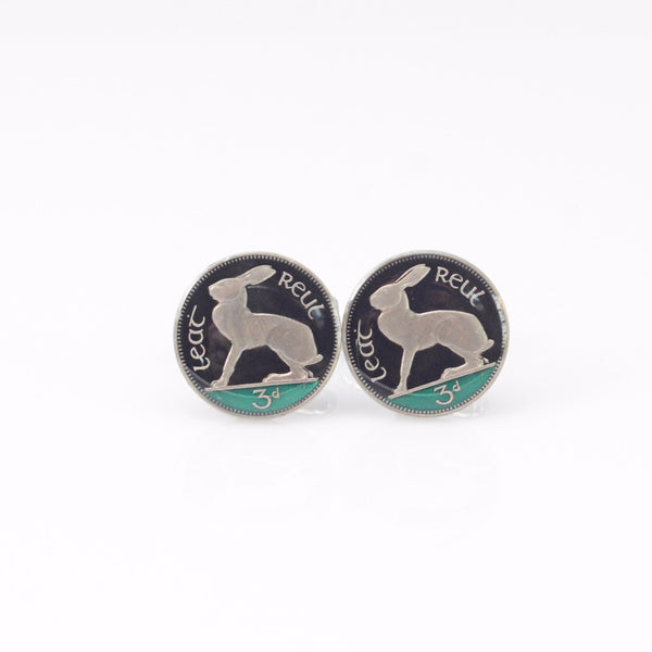 Painted Coin Cufflinks