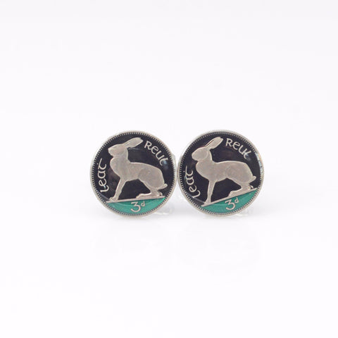 Painted Coin Cufflinks