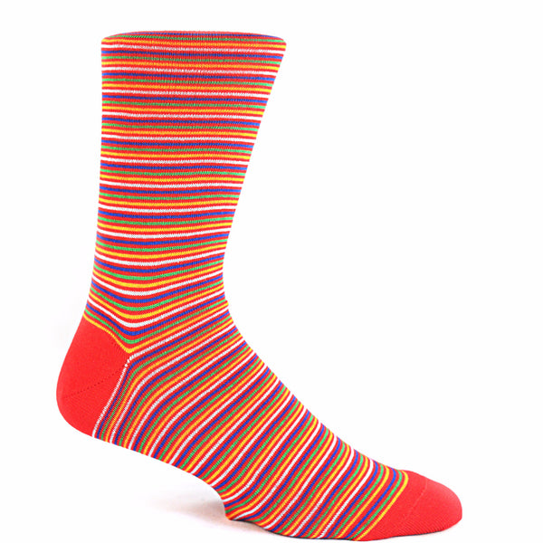 Thin Multi-Stripe Sock