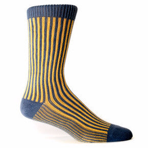 Fancy Vertical Stripe Sock